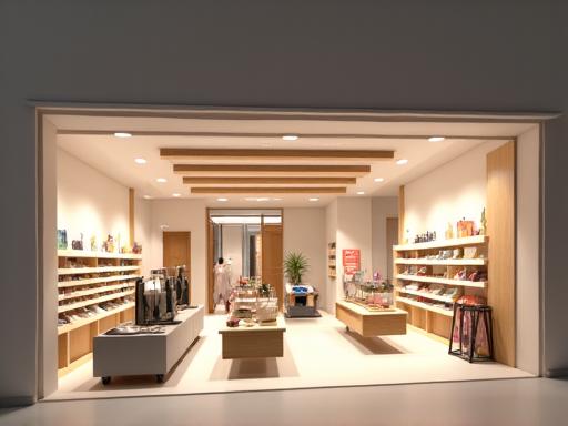 Mock-up concept store